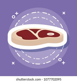 steak of meat icon