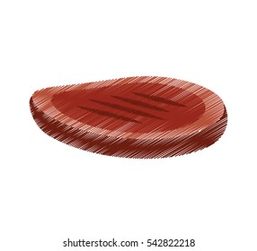 steak meat isolated icon vector illustration design