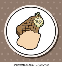 steak meat theme elements