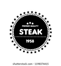 Steak premium quality - grunge stamp