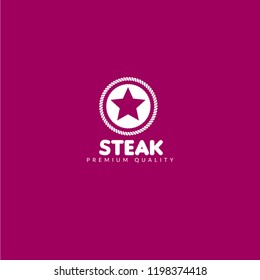 Steak premium quality - grunge stamp