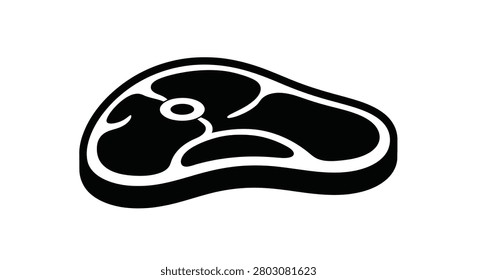 steak silhouette on transparent background high quality professional