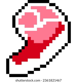 Icono de caricatura de corte de acero en estilo píxel.	
