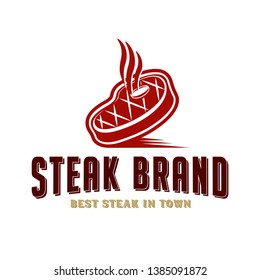 Steak store logo template - logo design templates for meat store, charcuterie, deli shop, butchery market