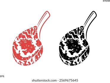 Steak tomahawk. Isolated steak on white background. BBQ