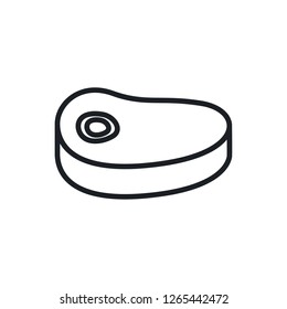 steak vector icon