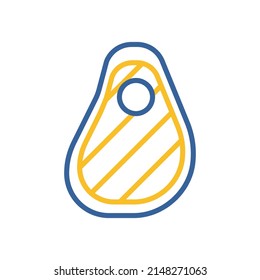 Steak vector isolated icon food meat. Barbecue and bbq grill sign. Graph symbol for cooking web site and apps design, logo, app, UI