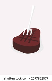 steak well good for your design project ilustration