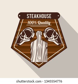 Steakhouse bbq poster