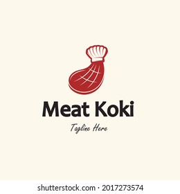 Steakhouse Logo Vector Meat Illustration