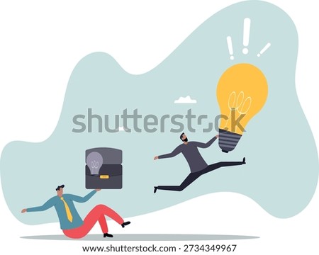 Stealing idea or plagiarism, piracy on intellectual property or infringement .about a man and his life.
