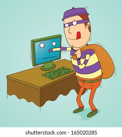 stealing information on computer