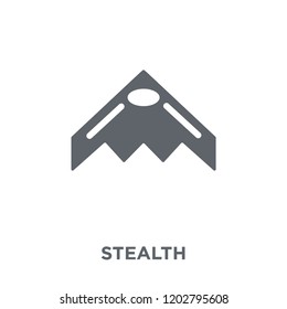stealth icon. stealth design concept from Army collection. Simple element vector illustration on white background.