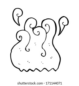 elemento de caricatura de vapor