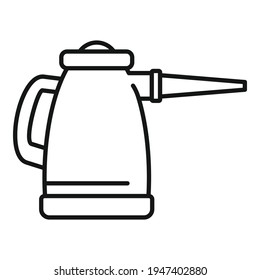 Steam cleaner tool icon. Outline Steam cleaner tool vector icon for web design isolated on white background