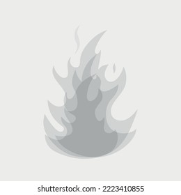 Concepto de vapor. Nube, humo, gas. smog tóxico.  Ilustración del vector 