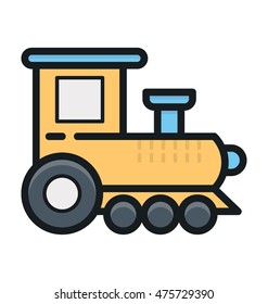 Steam Engine Vector Icon