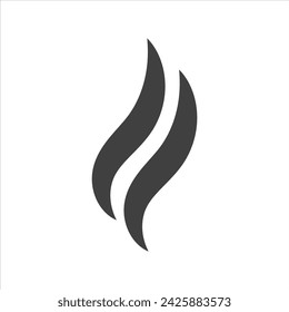 Steam icon on white background