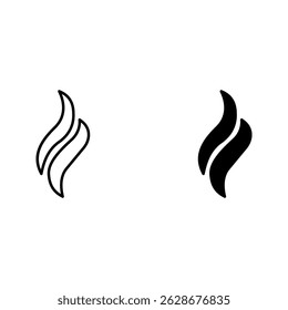 steam icon set color editable on white background