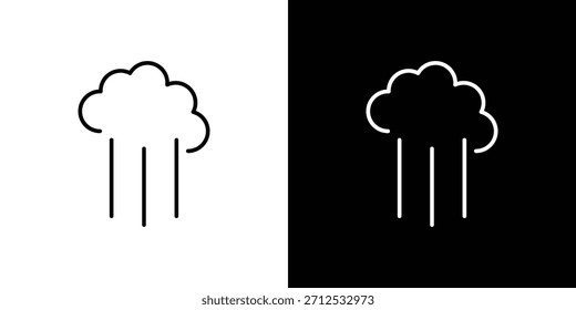 Icono de Steam. Símbolo plano simple. Ilustración de pictograma de contorno negro perfecto
