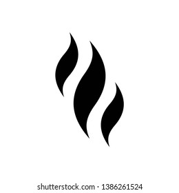 steam icon symbol vector. on white background
