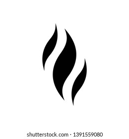 steam icon symbol vector. on white background