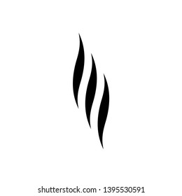 steam icon symbol vector. on white background