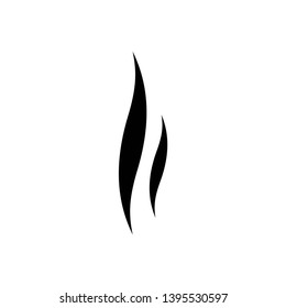 steam icon symbol vector. on white background