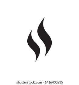 Steam icon. vector on white background