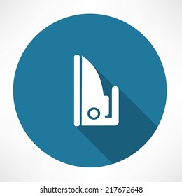 Steam iron icon