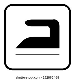 Steam iron icon