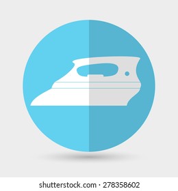 Steam iron icon