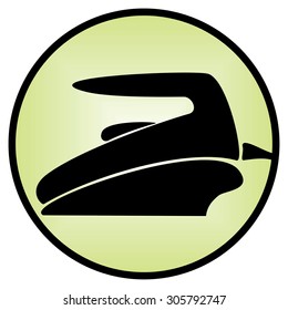 Steam iron icon