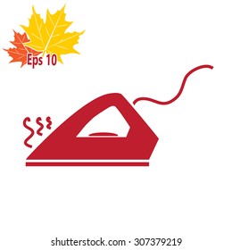 Steam iron icon