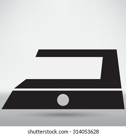Steam iron icon