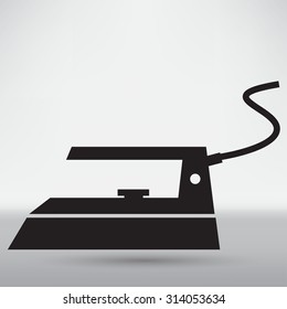 Steam iron icon