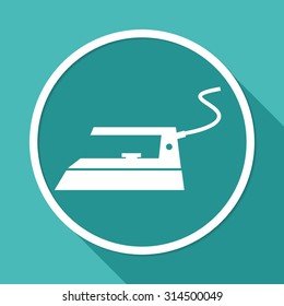 Steam iron icon