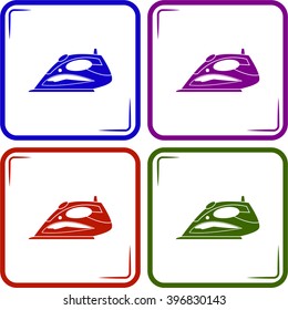 Steam iron icon