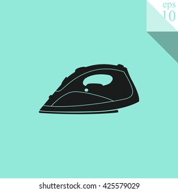 Steam iron icon.