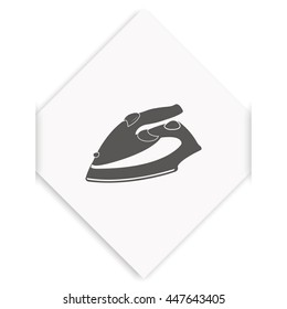 Steam iron icon.