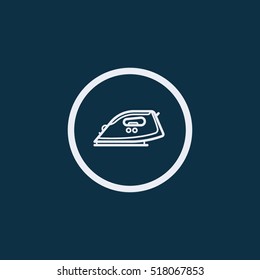 Steam iron icon
