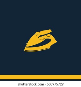 Steam iron icon.