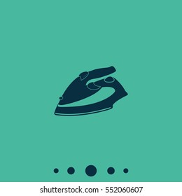 Steam iron icon.