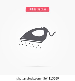 Steam iron icon