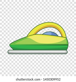 Steam iron icon. Cartoon illustration of steam iron vector icon for web design