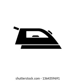Steam iron icon. Home appliance, Housekeeping tool vector.
