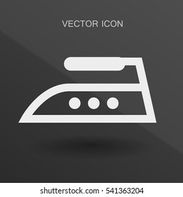 steam iron icon vector illustration