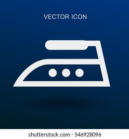 ilustración vectorial de icono de hierro de vapor
