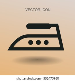 ilustración vectorial de icono de hierro de vapor