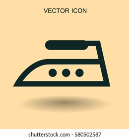ilustración vectorial de icono de hierro de vapor